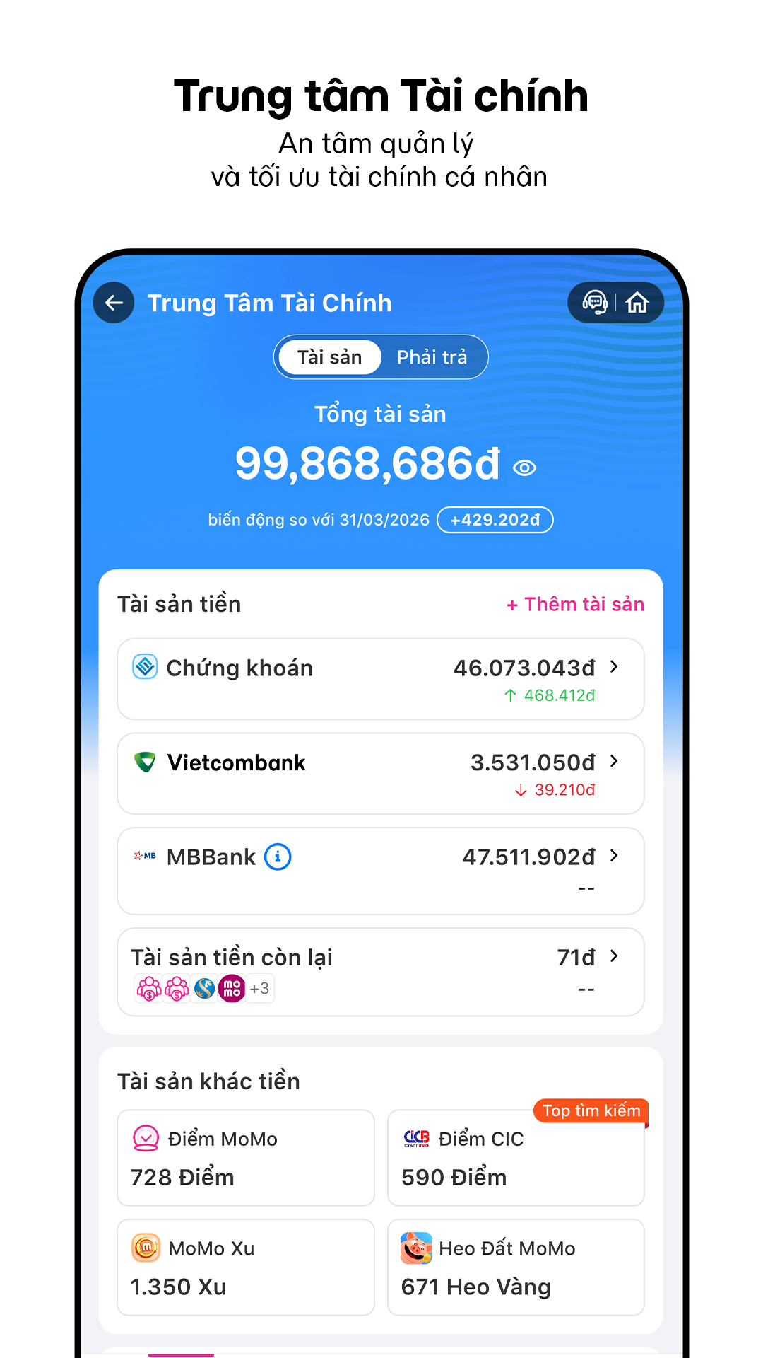 MoMo-Trợ Thủ Tài Chính với AI mod apk screenshot 5