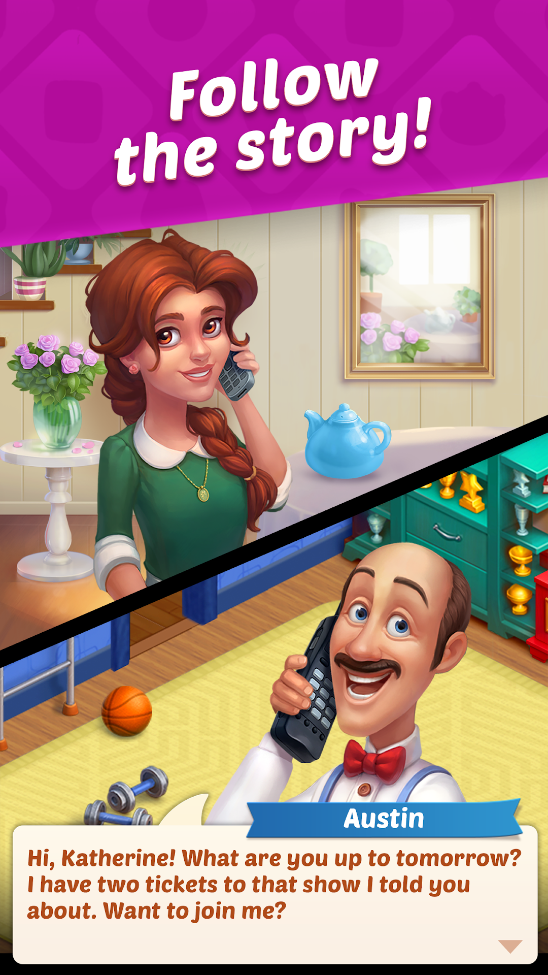 Homescapes mod apk screenshot 4