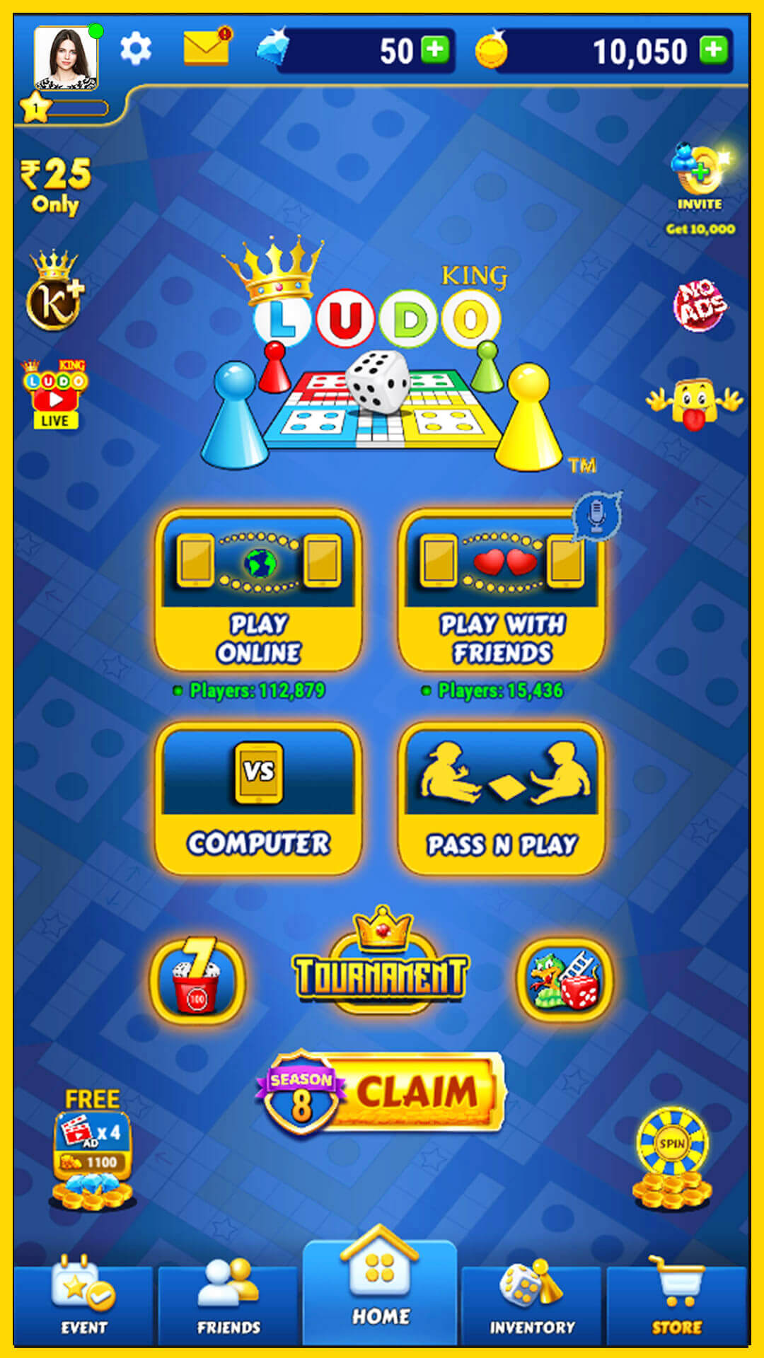 Ludo King® mod apk screenshot 5