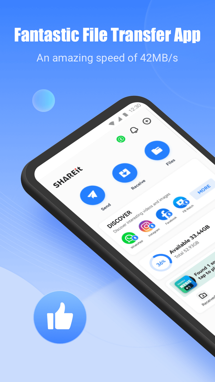 SHAREit: Transfer, Share Files mod apk screenshot 1