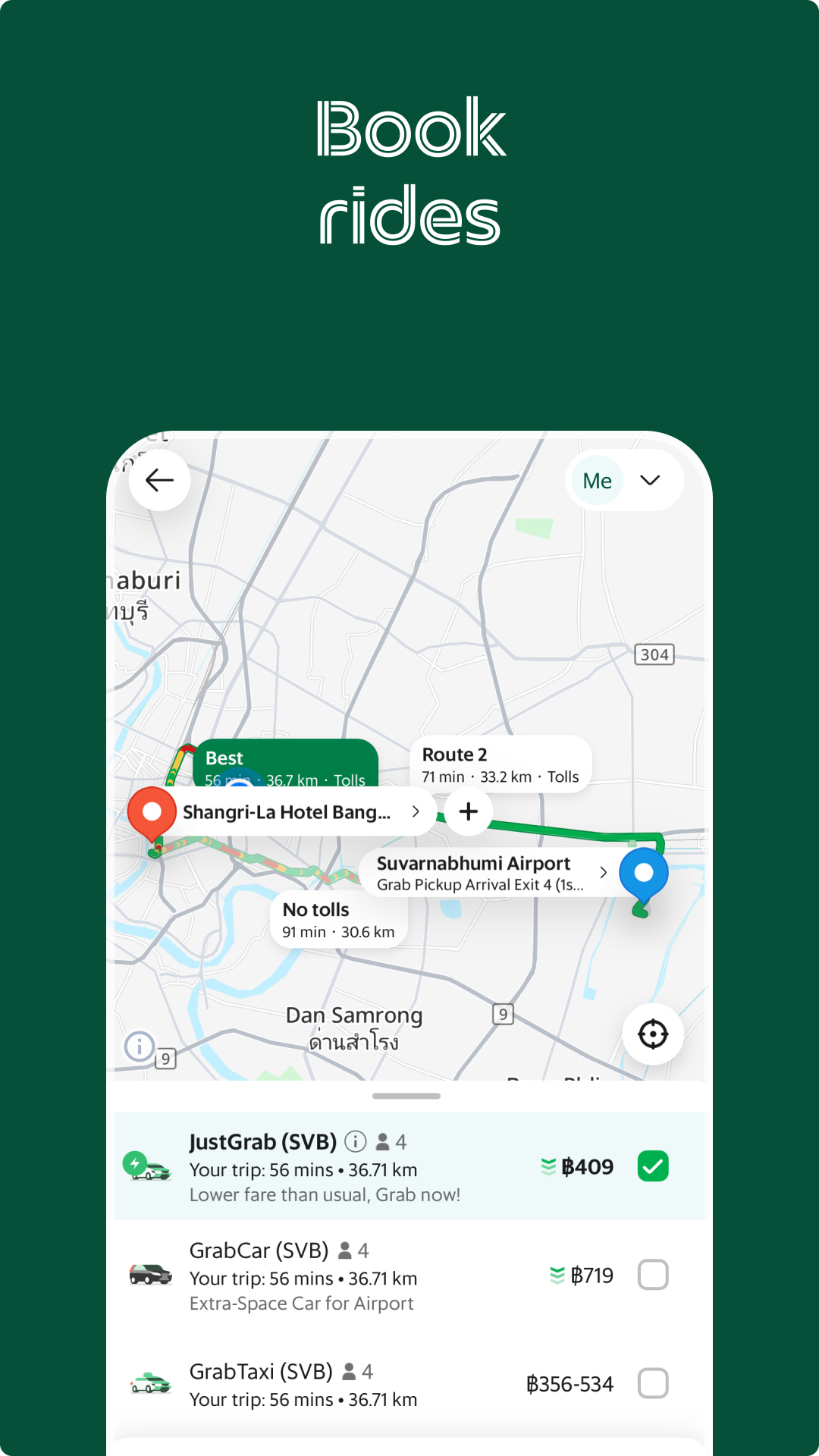 Grab - Taxi & Food Delivery mod apk screenshot 3
